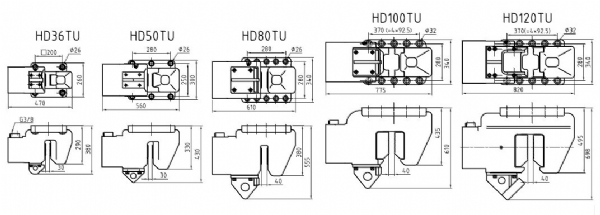 hd系列振動樁錘夾具